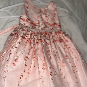 Pink floral dress 3T